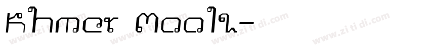 Khmer Mool1字体转换